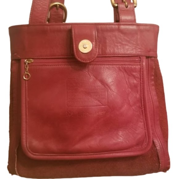 💎EUC💎 | Gorgeous 🟥🔴🟥RARE Red🟥🔴🟥 | Vintage Coach 4157 Bag | Waverly Tote - Picture 6 of 16